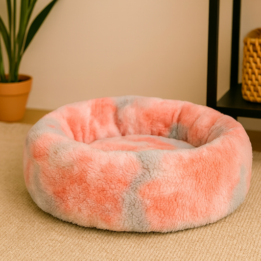 Cama Peluda Antiestrés para Perros y Gatos 💤