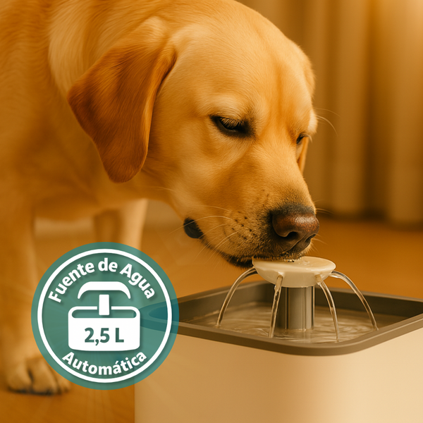 Fuente de Agua Automática 2.5L para Mascotas