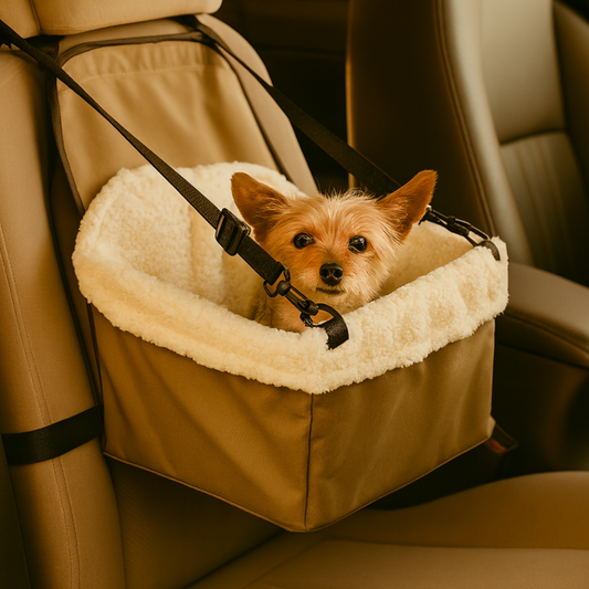 Asiento de Auto con Manta Polar 🧸